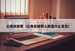 公务员缴费（公务员缴费人数是什么意思）