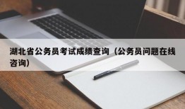 湖北省公务员考试成绩查询（公务员问题在线咨询）