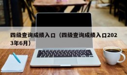 四级查询成绩入口（四级查询成绩入口2023年6月）