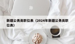 新疆公务员职位表（2024年新疆公务员职位表）