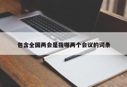 包含全国两会是指哪两个会议的词条