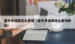 查中考成绩怎么查询（查中考成绩怎么查询网站）